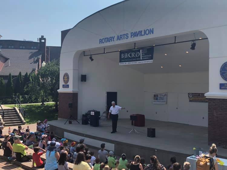 BJ Hickman performs at Dover, New Hampshire Cochecho Arts Festival